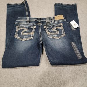 Silver Suki Jeans